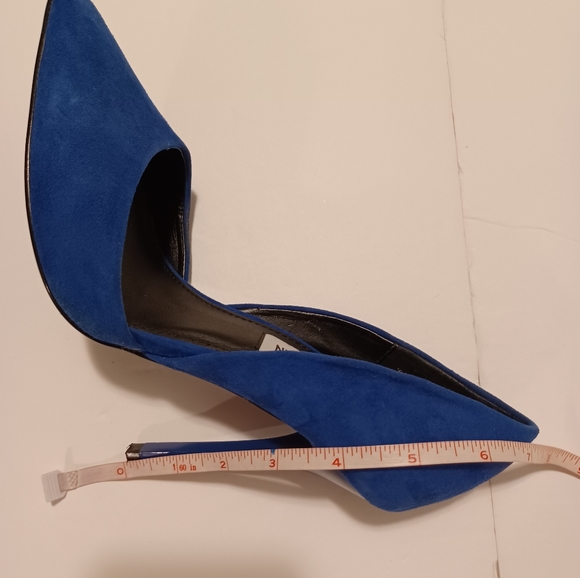 STEVE MADDEN Women's Blue Faux Suede High Heel Pumps. Size 6.5M - Picture 11 of 11